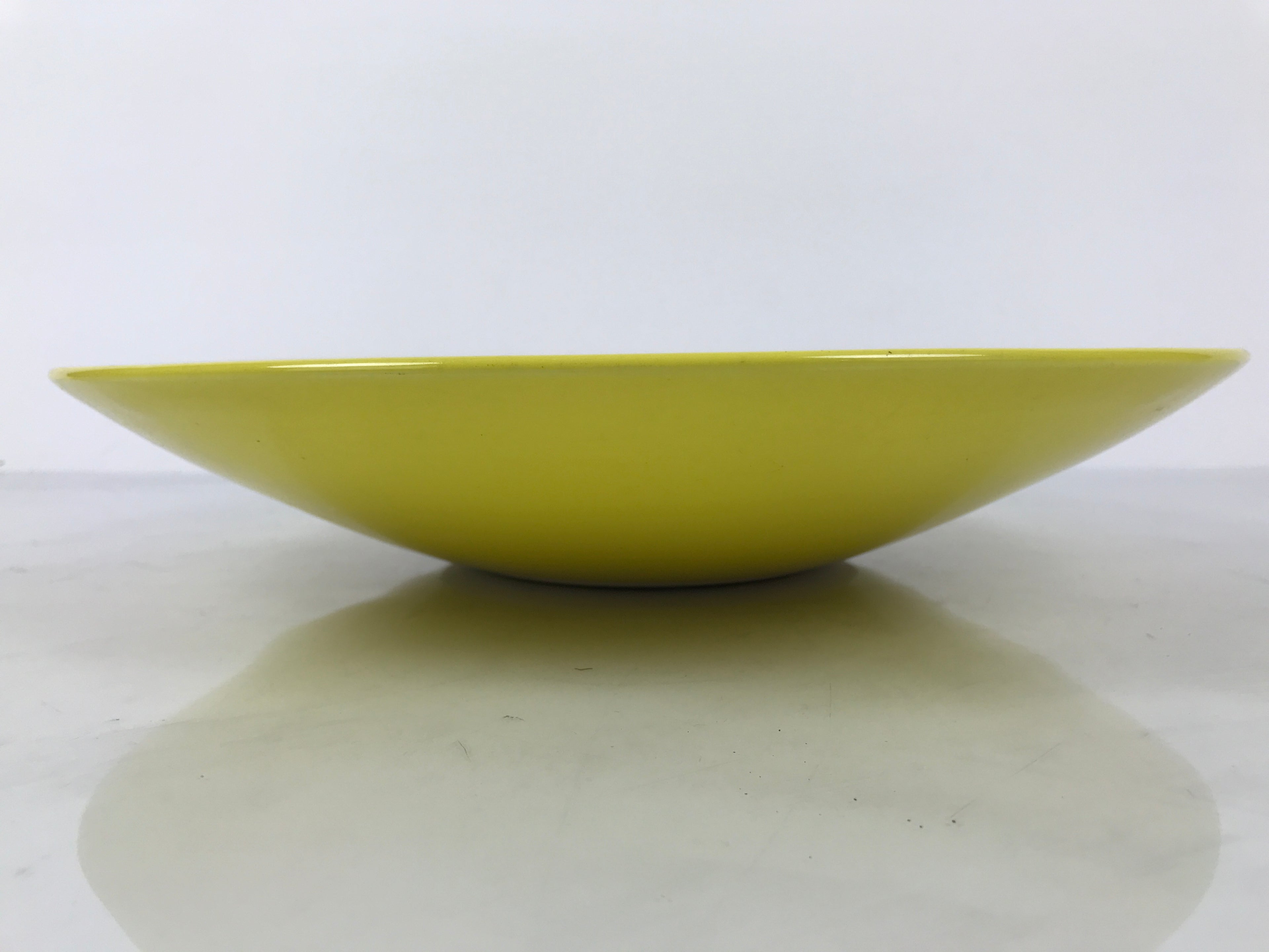 Japanese Ceramic Suiban Flower Vase Vtg Pottery Ikebana Arrangement Yellow Y522