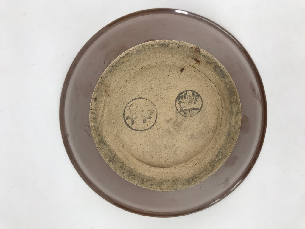 Japanese Ceramic Suribachi Mortar Bowl Vtg Pottery Yakimono Sesame Spices PY460