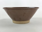 Japanese Ceramic Suribachi Mortar Bowl Vtg Pottery Yakimono Sesame Spices PY460