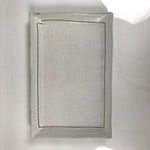 Japanese Ceramic Sushi Plate Vtg Sashimi Platter Fish Serving Dish Gray Y452