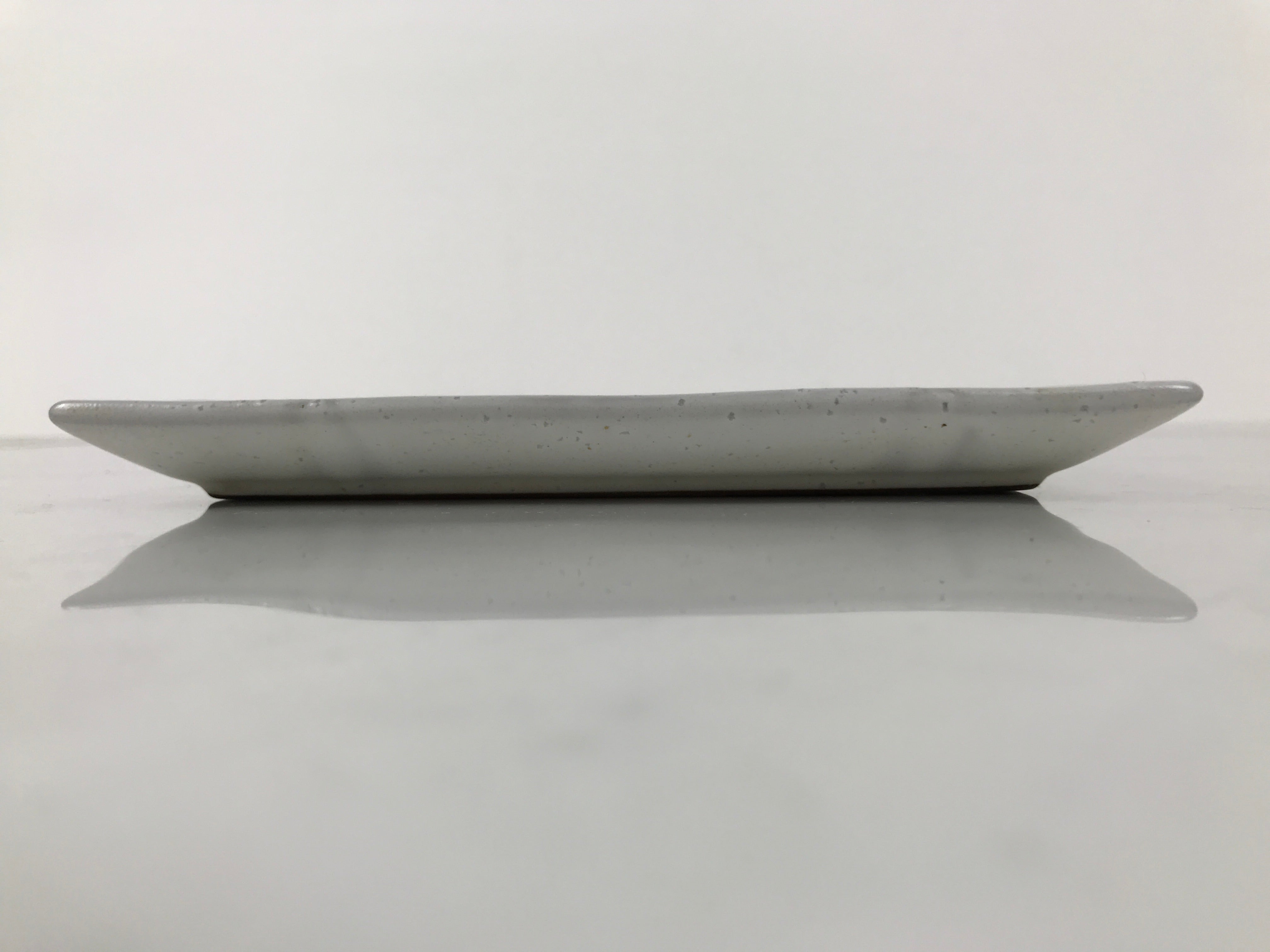 Japanese Ceramic Sushi Plate Vtg Sashimi Platter Fish Serving Dish Gray Y452