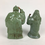 Japanese Ceramic Takasago Doll Couple Vtg Traditional Handicraft Kimono BD763