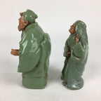 Japanese Ceramic Takasago Doll Couple Vtg Traditional Handicraft Kimono BD763