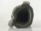 Japanese Ceramic Tanuki Raccoon Dog Statue Vtg Pottery Good Luck Okimono BD979