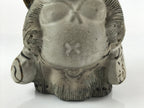 Japanese Ceramic Tanuki Raccoon Dog Statue Vtg Pottery Good Luck Okimono BD979