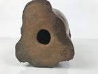 Japanese Ceramic Tanuki Raccoon Dog Statue Vtg Pottery Good Luck Okimono ST86