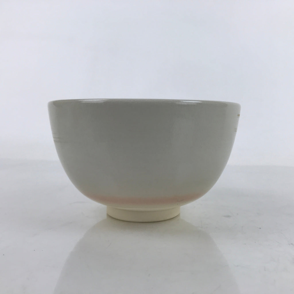 Japanese Ceramic Tea Bowl Chawan Vtg Usagi Bunny Moon Hagi Ware W/ Box PX756