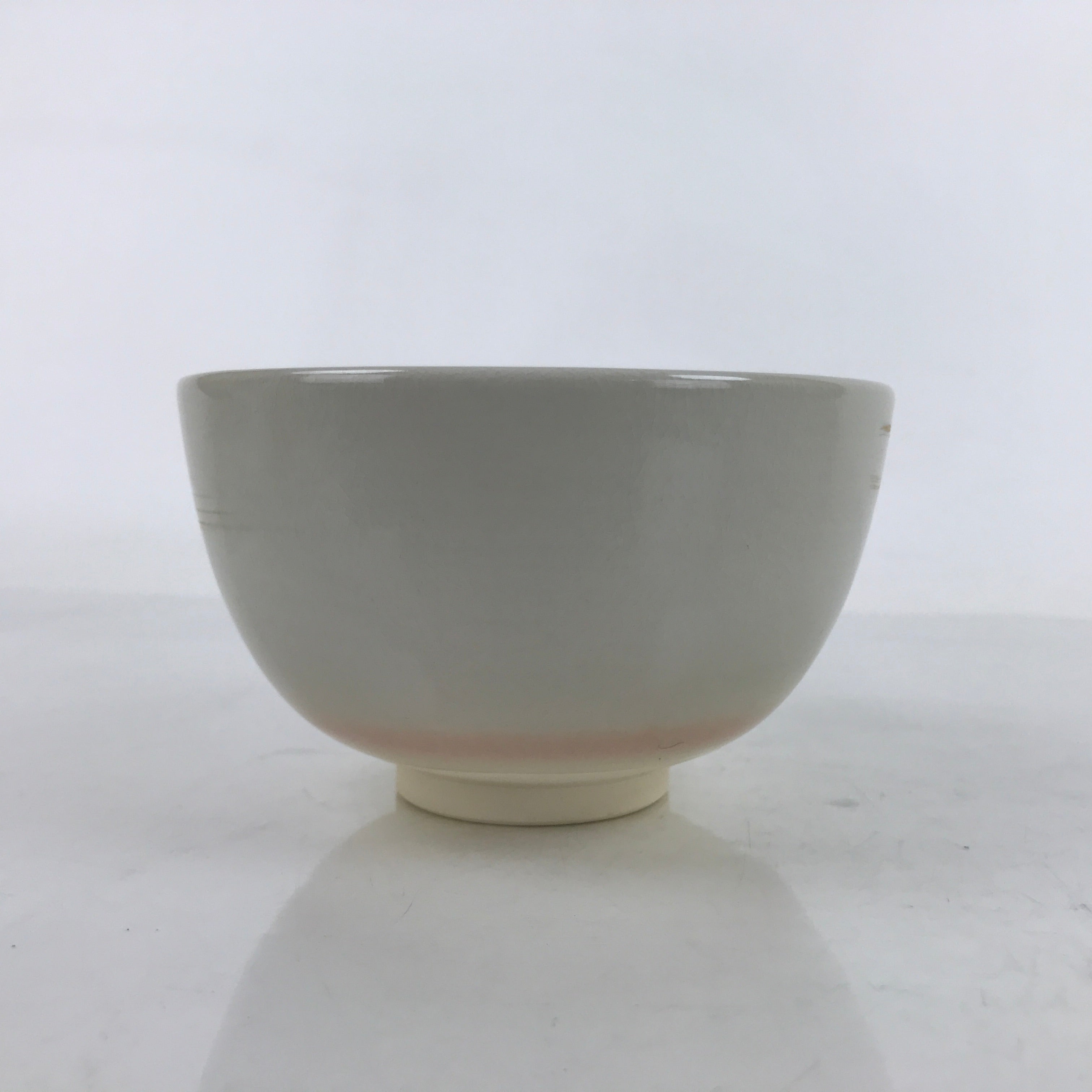 Japanese Ceramic Tea Bowl Chawan Vtg Usagi Bunny Moon Hagi Ware W/ Box PX756