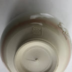 Japanese Ceramic Tea Bowl Chawan Vtg Usagi Bunny Moon Hagi Ware W/ Box PX756