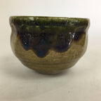Japanese Ceramic Tea Ceremony Bowl Chawan Green Glaze Mino Ware Kiseto GTB760