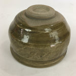 Japanese Ceramic Tea Ceremony Bowl Chawan Green Glaze Mino Ware Kiseto GTB760