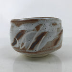 Japanese Ceramic Tea Ceremony Bowl Chawan Shino Ware White Pottery w/Box PX763