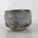 Japanese Ceramic Tea Ceremony Bowl Chawan Shino Ware White Pottery w/Box PX763