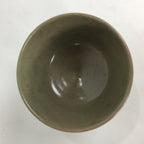 Japanese Ceramic Tea Ceremony Bowl Matcha Chawan Brown Pottery Crane GTB704