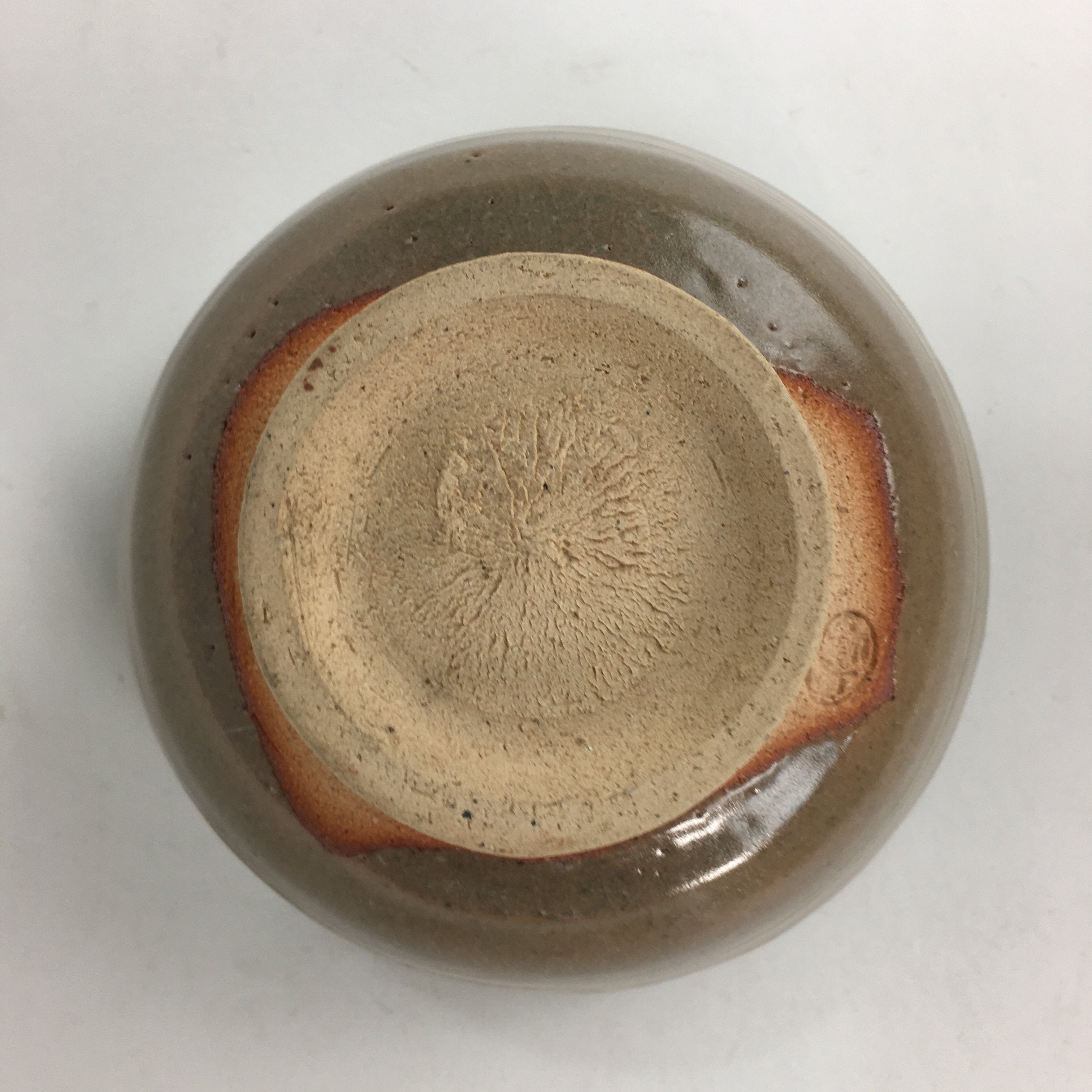 Japanese Ceramic Tea Ceremony Bowl Matcha Chawan Brown Pottery Crane GTB704