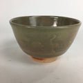 Japanese Ceramic Tea Ceremony Bowl Matcha Chawan Brown Pottery Crane GTB704