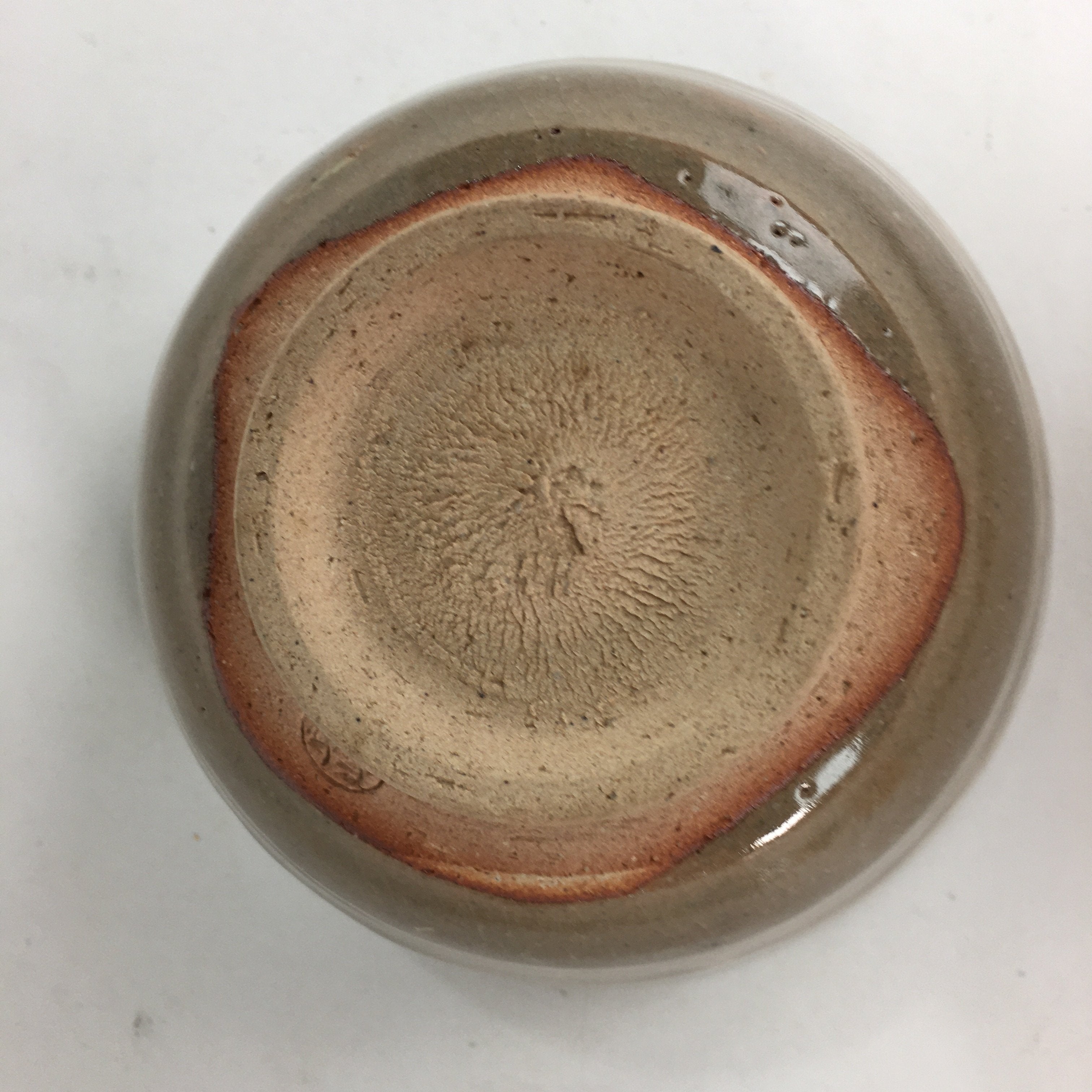 Japanese Ceramic Tea Ceremony Bowl Matcha Chawan Brown Pottery Crane GTB706