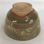 Japanese Ceramic Tea Ceremony Bowl Matcha Chawan Brown Pottery Crane GTB706