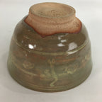 Japanese Ceramic Tea Ceremony Bowl Matcha Chawan Brown Pottery Crane GTB706