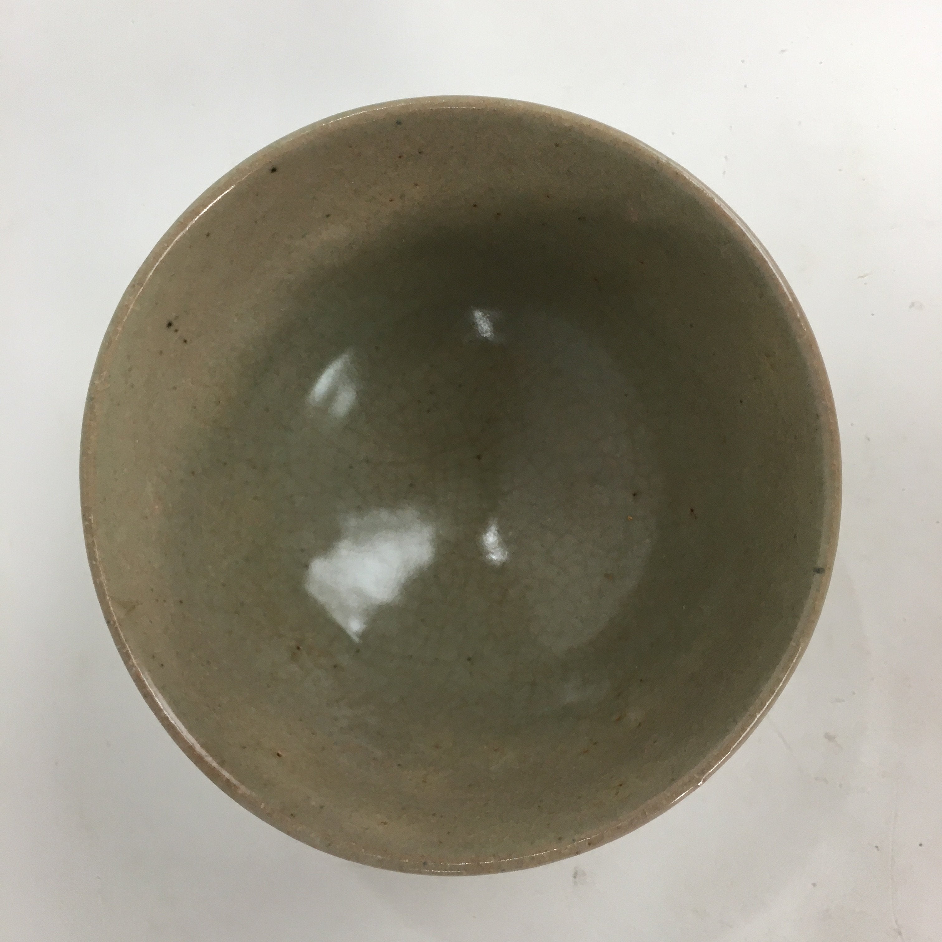 Japanese Ceramic Tea Ceremony Bowl Matcha Chawan Brown Pottery Crane GTB708