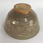 Japanese Ceramic Tea Ceremony Bowl Matcha Chawan Brown Pottery Crane GTB708
