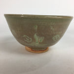 Japanese Ceramic Tea Ceremony Bowl Matcha Chawan Brown Pottery Crane GTB709