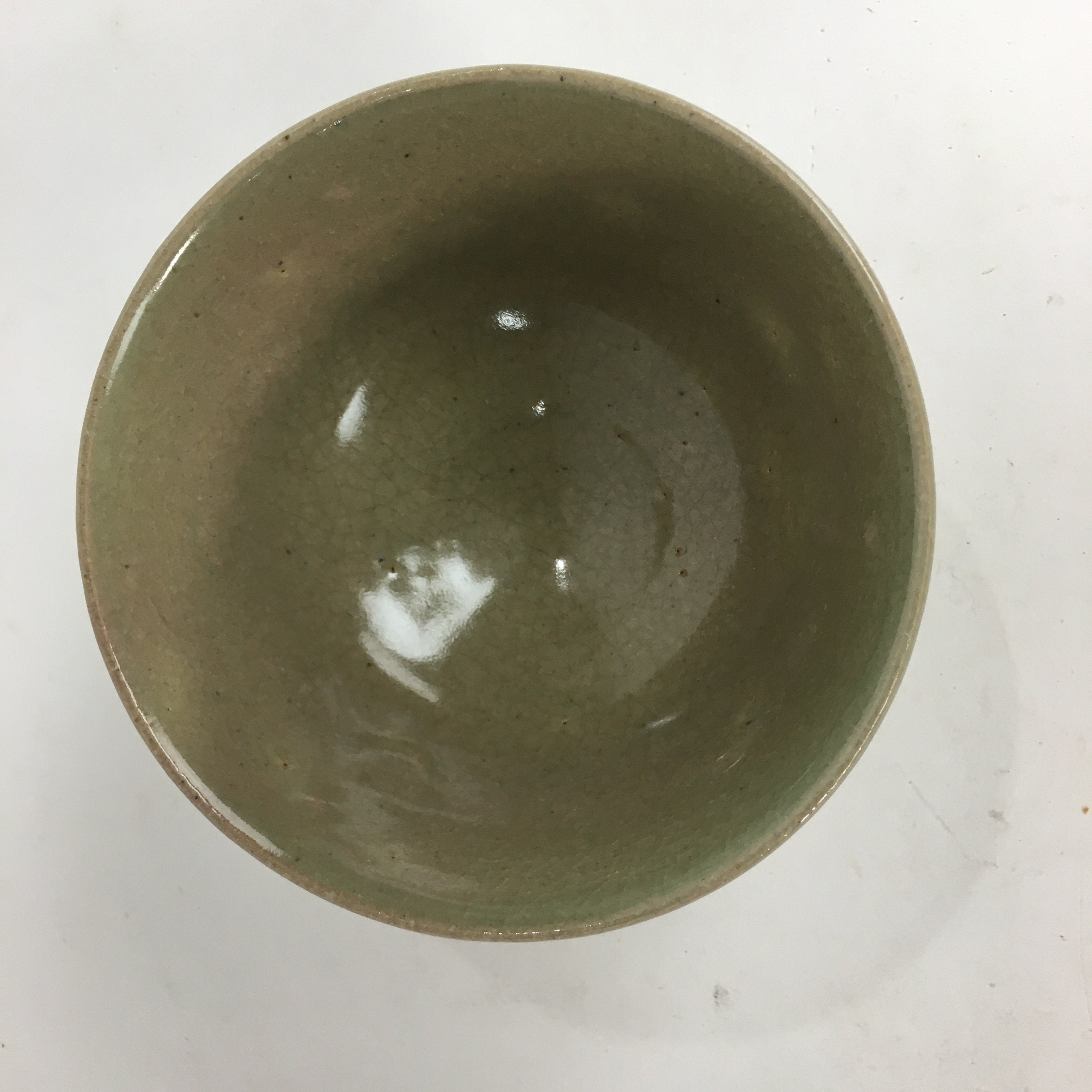 Japanese Ceramic Tea Ceremony Bowl Matcha Chawan Brown Pottery Crane GTB709