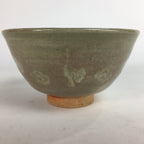 Japanese Ceramic Tea Ceremony Bowl Matcha Chawan Brown Pottery Crane GTB711