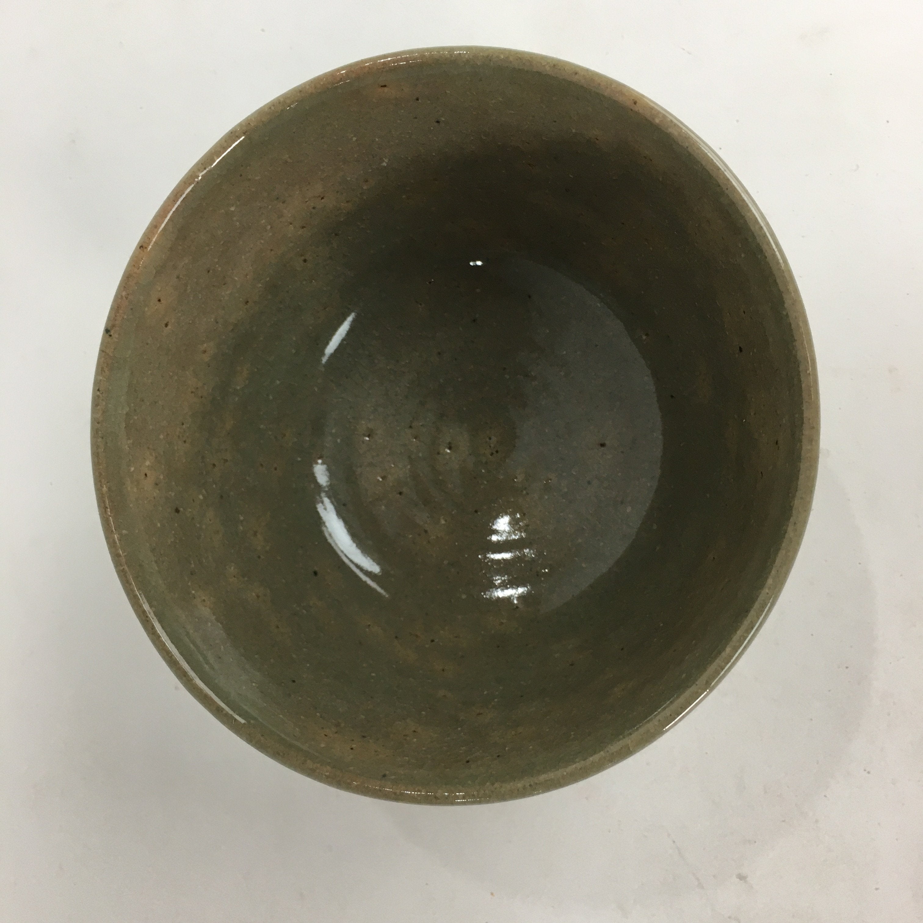 Japanese Ceramic Tea Ceremony Bowl Matcha Chawan Brown Pottery Crane GTB712
