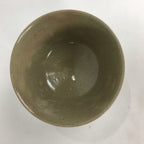 Japanese Ceramic Tea Ceremony Bowl Matcha Chawan Brown Pottery Crane GTB713