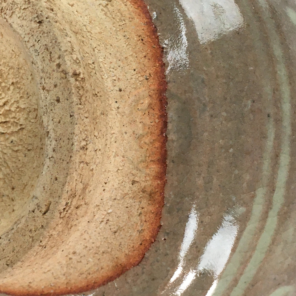 Japanese Ceramic Tea Ceremony Bowl Matcha Chawan Brown Pottery Crane GTB716