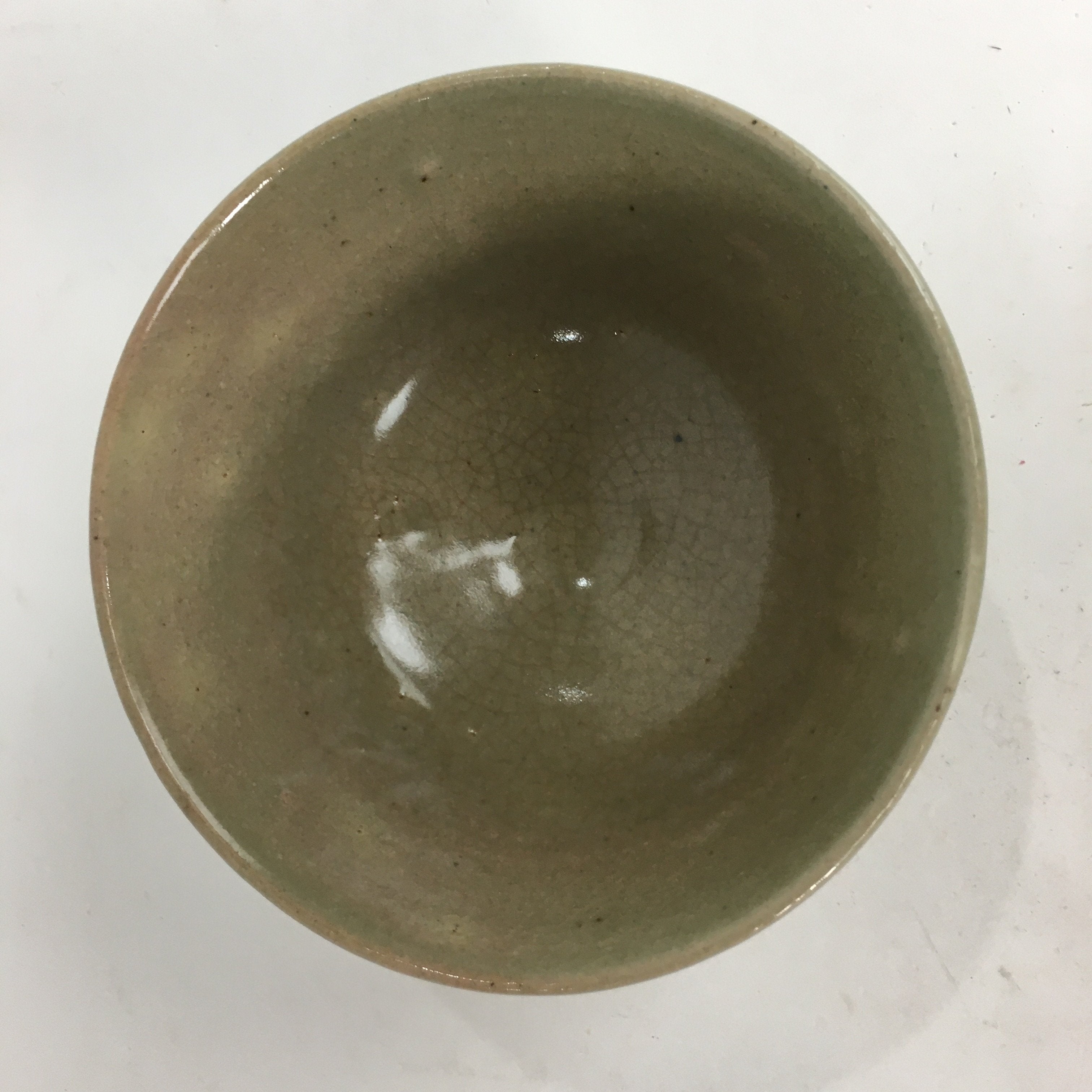 Japanese Ceramic Tea Ceremony Bowl Matcha Chawan Brown Pottery Crane GTB720