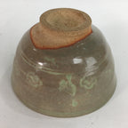 Japanese Ceramic Tea Ceremony Bowl Matcha Chawan Brown Pottery Crane GTB731