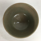Japanese Ceramic Tea Ceremony Bowl Matcha Chawan Brown Pottery Crane GTB733
