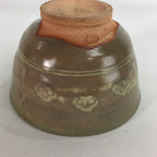Japanese Ceramic Tea Ceremony Bowl Matcha Chawan Brown Pottery Crane GTB733