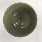 Japanese Ceramic Tea Ceremony Bowl Matcha Chawan Brown Pottery Crane GTB737