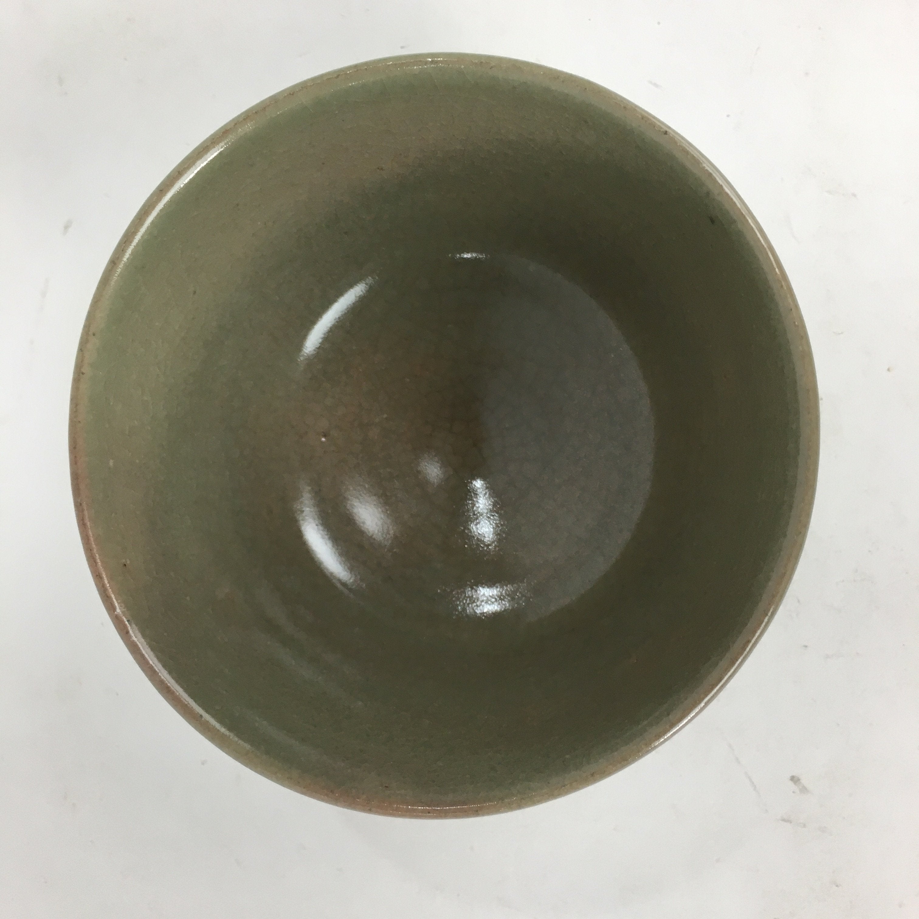 Japanese Ceramic Tea Ceremony Bowl Matcha Chawan Brown Pottery Crane GTB737
