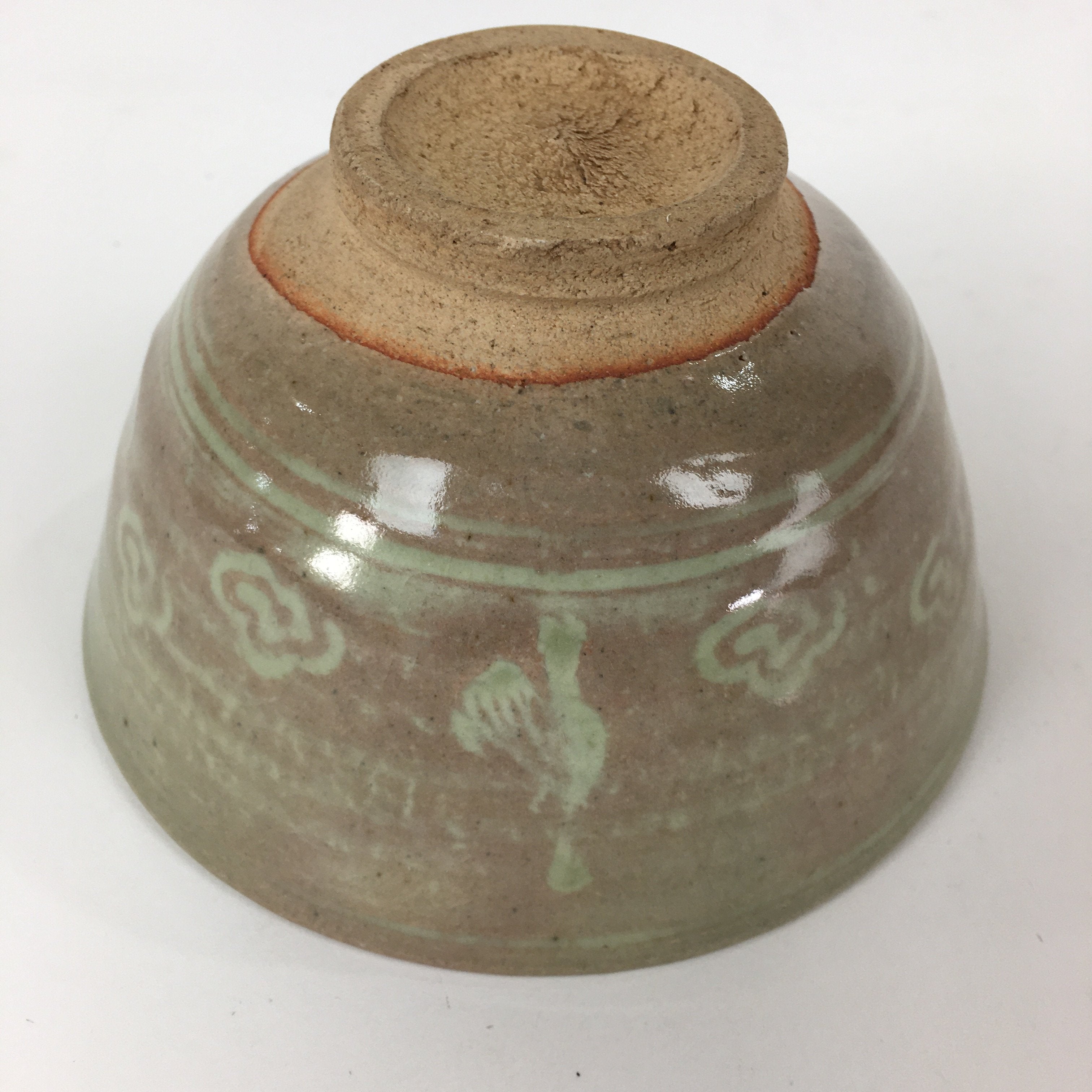 Japanese Ceramic Tea Ceremony Bowl Matcha Chawan Brown Pottery Pottery GTB822
