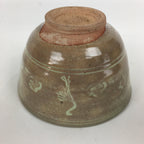Japanese Ceramic Tea Ceremony Bowl Matcha Chawan Brown Vtg Pottery Sado GTB795
