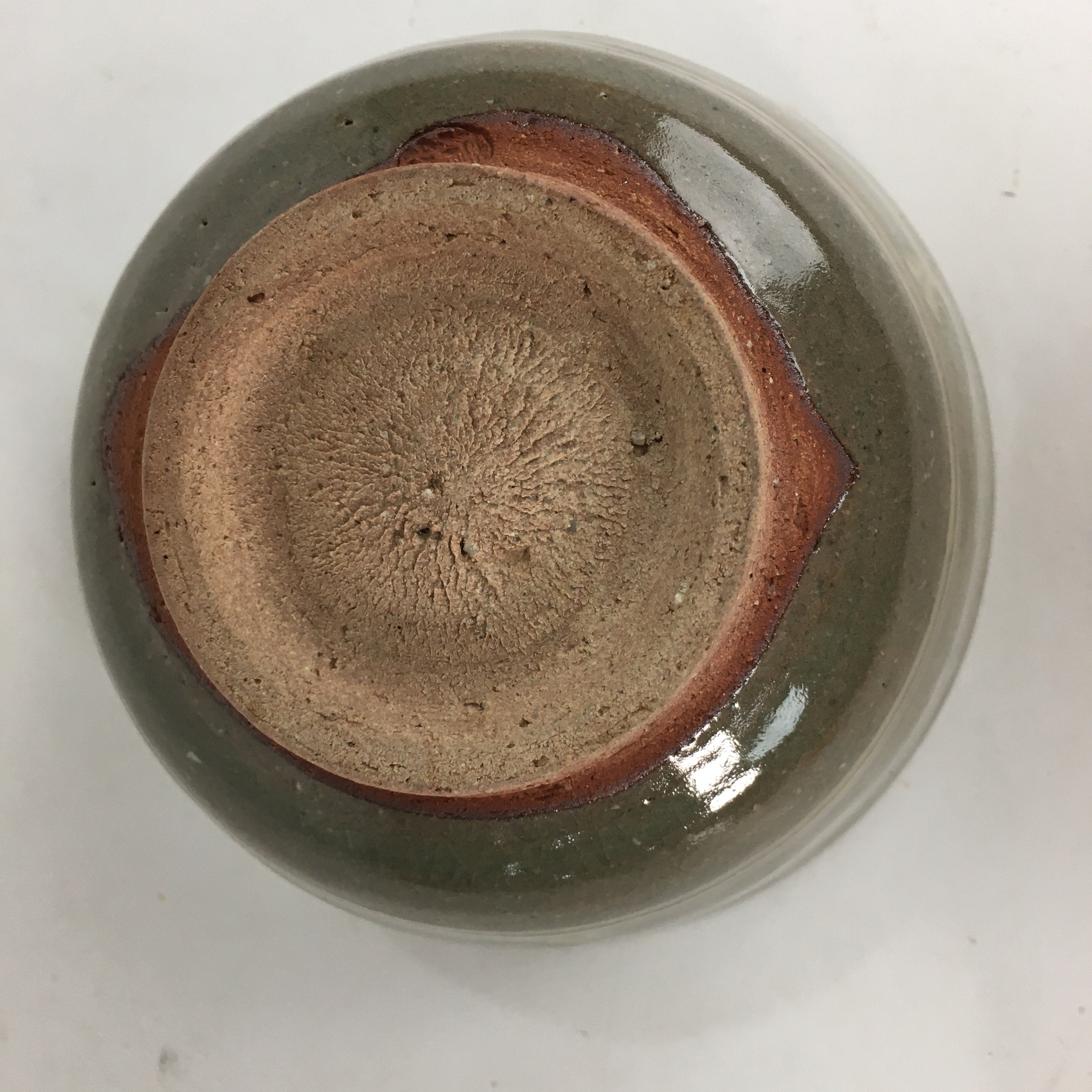 Japanese Ceramic Tea Ceremony Bowl Matcha Chawan Gray Pottery Crane GTB710