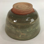 Japanese Ceramic Tea Ceremony Bowl Matcha Chawan Gray Pottery Crane GTB710