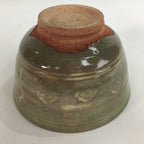 Japanese Ceramic Tea Ceremony Bowl Matcha Chawan Gray Pottery Crane GTB710