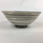 Japanese Ceramic Tea Ceremony Bowl Matcha Chawan Gray White Pottery Sado GTB810