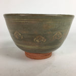 Japanese Ceramic Tea Ceremony Bowl Matcha Chawan Grey Pottery Crane GTB715