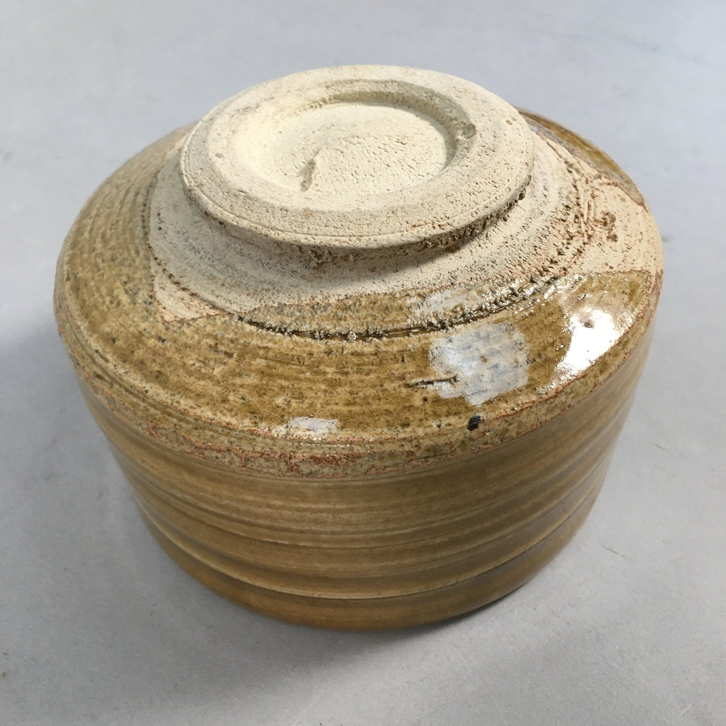Japanese Ceramic Tea Ceremony Bowl Matcha Chawan Ki Seto Vtg Pottery GTB644