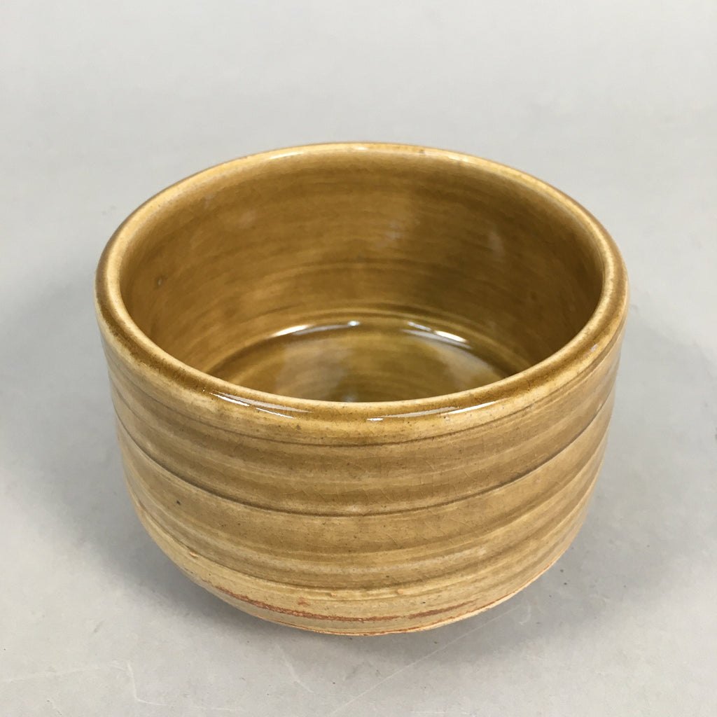 Japanese Ceramic Tea Ceremony Bowl Matcha Chawan Ki Seto Vtg Pottery GTB644