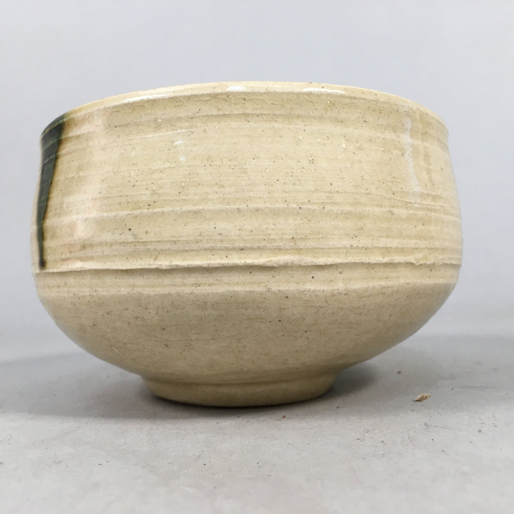 Japanese Ceramic Tea Ceremony Bowl Matcha Chawan Ki Seto Vtg Pottery GTB667