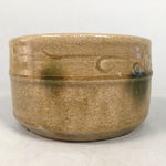 Japanese Ceramic Tea Ceremony Bowl Matcha Chawan Ki Seto Vtg Pottery GTB668