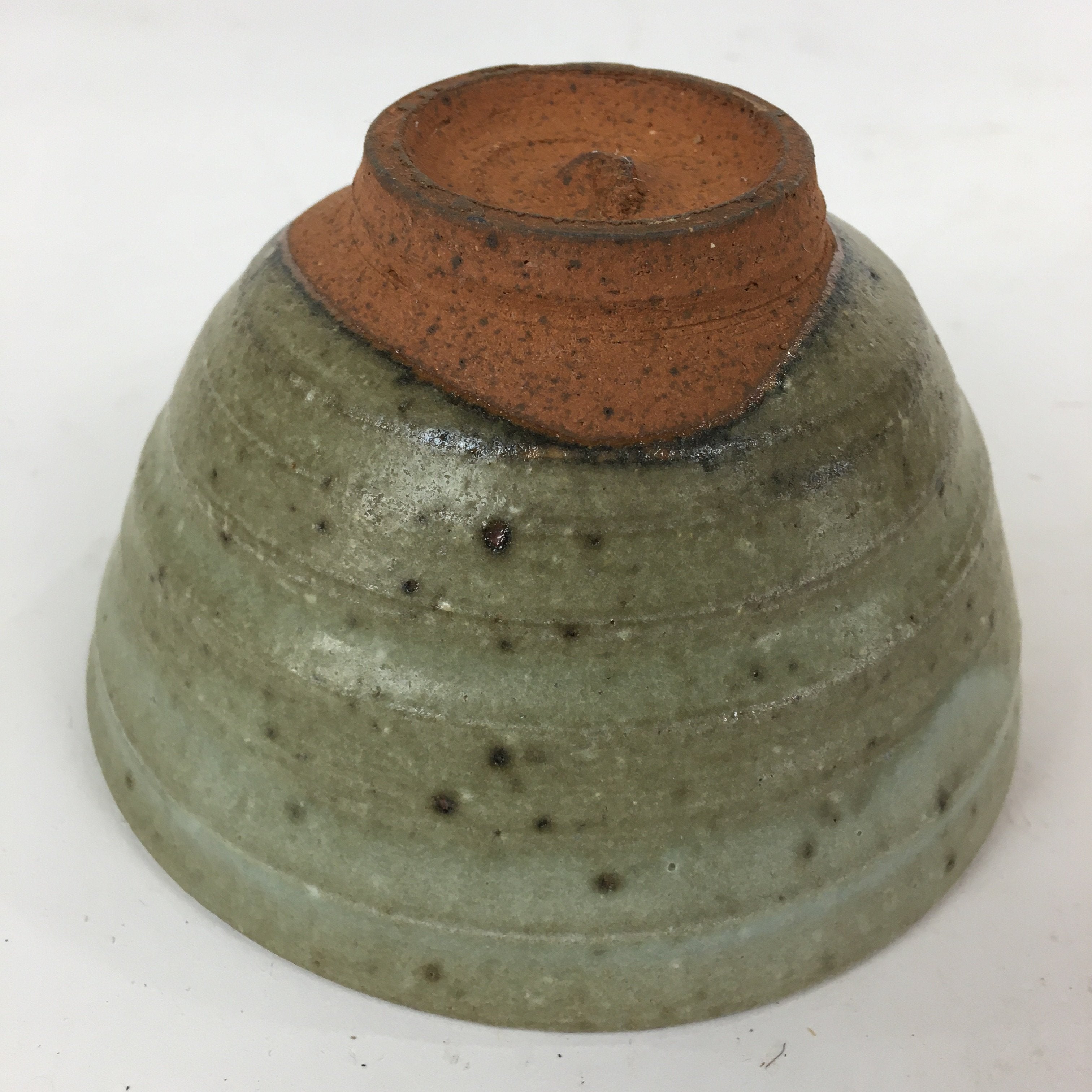 Japanese Ceramic Tea Ceremony Bowl Matcha Chawan Vtg Brown Pottery Sado GTB813