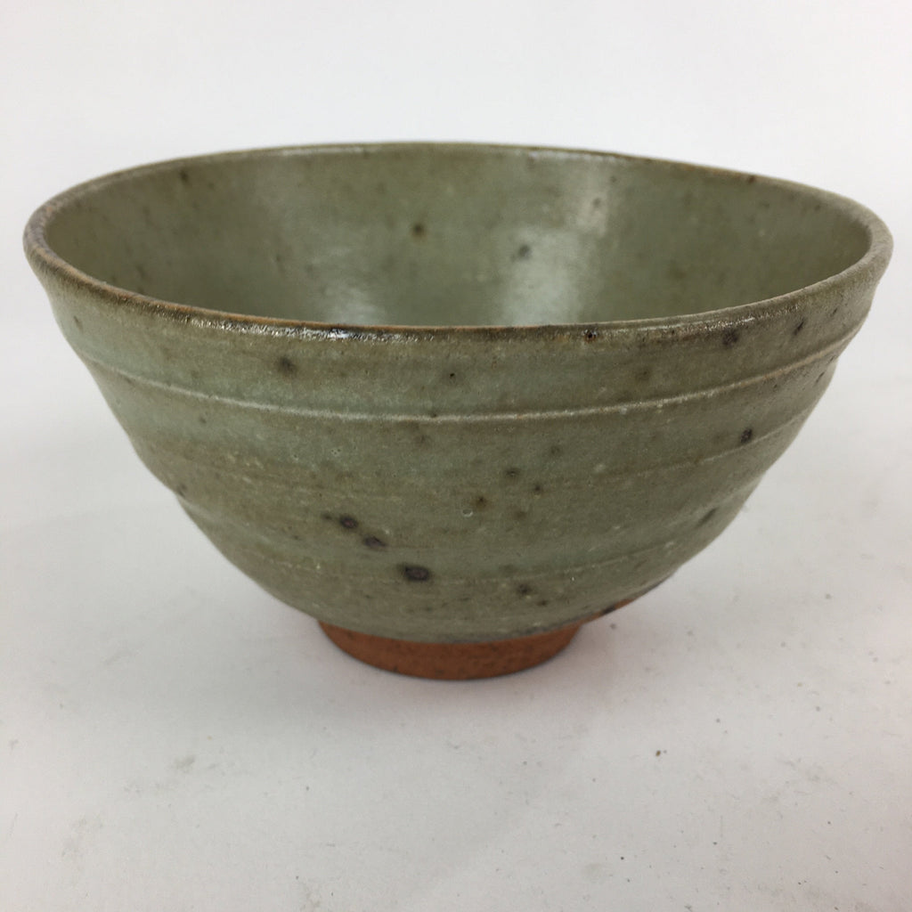 Japanese Ceramic Tea Ceremony Bowl Matcha Chawan Vtg Brown Pottery Sado GTB813